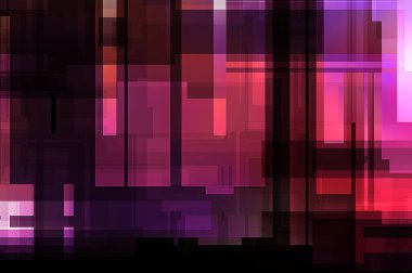 Fütürist soyut geometrik duvar kağıdı. Geometrik renkli şekiller. Dikdörtgen şekilli arka plan. Bir teknolojinin dijital illüstrasyonuName.