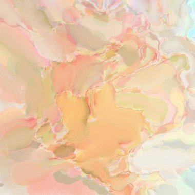 El yapımı sürreal soyut desenli suluboya. Modern sanatsal resim. 2D çizim. Arkaplan boyası karışımı. Yaratıcı duvar sanatı. Çağdaş sanat.