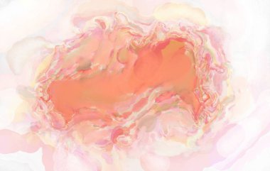 2D çizim. Sanatsal arkaplan resmi. Tablo üzerinde soyut resim. Çağdaş sanat. El yapımı resim. Renkli doku. Modern sanat eserleri. Yüzeyde suluboya fırça darbeleriyle boyama.