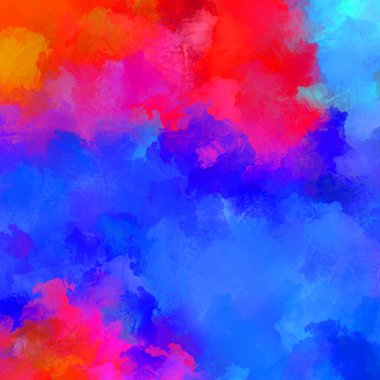 Boya darbeleri. 2D İllüstrasyon. Taranmış Boyalı Soyut Arkaplan. Fırça darbesi ile boyanmış. Modern sanat.