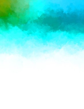 Yaratıcı soyut resim. Artistik fırça darbeleriyle donatılmış. Renkli ve canlı bir illüstrasyon. boyalı sanat.