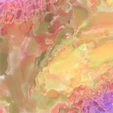 Çağdaş sanat. El işçiliğinin renkli dokusu. Modern resim. Yüzeyde suluboya vuruşlar. Sanatsal arkaplan resmi. Tablo üzerinde soyut resim. Fırça darbeleri. 