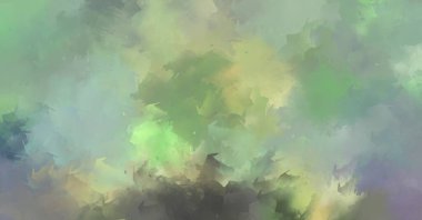 Sanatsal soyut arkaplan. Doku boyalı duvar kağıdı. Boya darbeleriyle yaratıcı bir illüstrasyon. Fırça desenli resim.