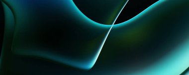 Soyut arkaplan. Değişken renk değişim dalgaları, dinamik hareketlerle. Işık dalgalarının neon renkli soyut tasarımı. Duvar kağıdı, afiş, arkaplan, kart, kitap illüstrasyonu, web sitesi.