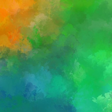 Yaratıcı soyut resim. Artistik fırça darbeleriyle donatılmış. Renkli ve canlı bir illüstrasyon. boyalı sanat.