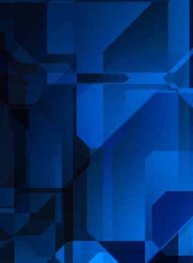 Renkli ve canlı geometrik şekiller katmanları var. Bir teknoloji planının dijital illüstrasyonu. Gelecekçi tasarım şablonu.