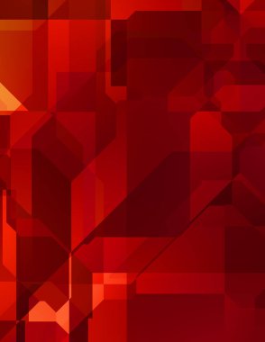 Renkli ve canlı geometrik şekiller katmanları var. Bir teknoloji planının dijital illüstrasyonu. Gelecekçi tasarım şablonu.