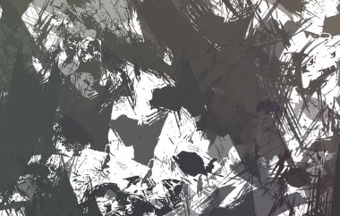 Sanatsal soyut arkaplan. Doku boyalı duvar kağıdı. Boya darbeleriyle yaratıcı bir illüstrasyon. Fırça desenli resim.