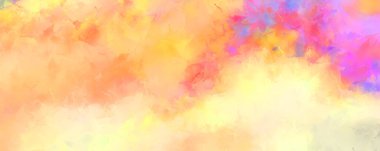 Renkli fırça darbelerinin soyut arkaplanı. fırçalanmış canlı duvar kağıdı. resmedilmiş sanat eseri. Eşsiz ve yaratıcı illüstrasyon.