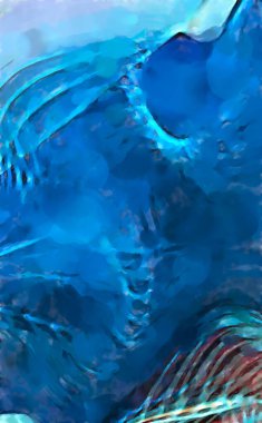 Modern sanat. Renkli çağdaş sanat eserleri. Renkli boya darbeleri. Soyut arkaplanda fırça darbeleri. fırça boyası.