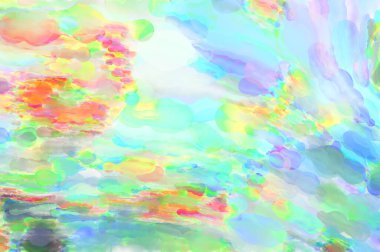 Çağdaş sanat. El yapımı resim. Modern sanat eserleri. Yüzeyde suluboya fırça darbeleriyle resim yapmak. 2D çizim. Sanatsal arkaplan resmi. Tablo üzerinde soyut resim. Renkli doku.