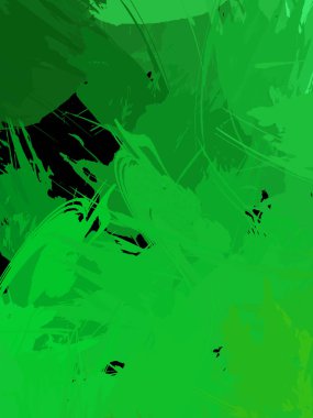 Duvar sanatı Eşsiz ve yaratıcı illüstrasyon. Fırça darbesi ile boyanmış. Renkli fırça darbelerinin soyut arkaplanı. Fırçalanmış canlı duvar kâğıdı. Boyalı sanatsal yaratım.