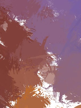 Renkli fırça darbelerinin 2B çizimi. Dekoratif doku resmi. Canlı boya desenli arka plan. Kaotik fırça darbeleri resim.