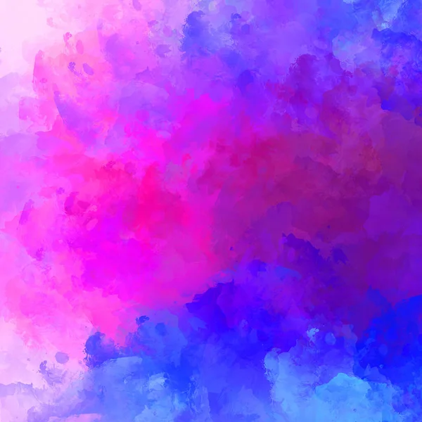 Canlı fırça darbeleriyle boyanmış. Renkli desenli resim. Fırçalanmış duvar kağıdını boya.