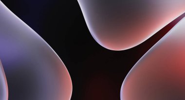 Soyut arkaplan. Değişken renk değişim dalgaları, dinamik hareketlerle. Işık dalgalarının neon renkli soyut tasarımı. Duvar kağıdı, afiş, arkaplan, kart, kitap illüstrasyonu, web sitesi.