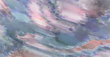 Suluboya fırça darbeleri. Modern sanat. Soyut doku. 2D çizim. Yüzeyde etkileyici el yapımı suluboya. Renkli bir fon. Çok renkli arkaplan. Çağdaş duvar sanatı. 