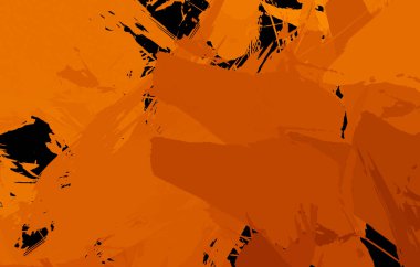 Sanatsal soyut arkaplan. Doku boyalı duvar kağıdı. Boya darbeleriyle yaratıcı bir illüstrasyon. Fırça desenli resim.