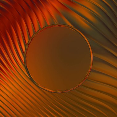 Soyut çerçeveli arkaplan. Renkli, canlı, dalgalı bir duvar kağıdı. Merkezi çerçeveli yaratıcı grafik 2d çizim. Dinamik şekilli modaya uygun sıvı örtüsü.