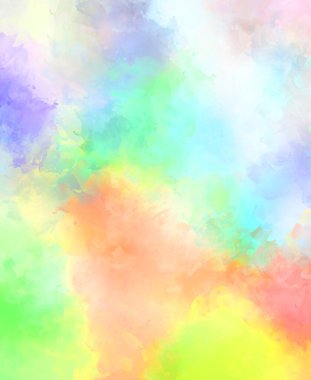 Yaratıcı soyut resim. Artistik fırça darbeleriyle donatılmış. Renkli ve canlı bir illüstrasyon. boyalı sanat.