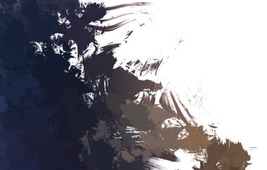 Duvar sanatı Eşsiz ve yaratıcı illüstrasyon. Fırça darbesi ile boyanmış. Renkli fırça darbelerinin soyut arkaplanı. Fırçalanmış canlı duvar kâğıdı. Boyalı sanatsal yaratım.