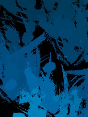 Duvar sanatı Eşsiz ve yaratıcı illüstrasyon. Fırça darbesi ile boyanmış. Renkli fırça darbelerinin soyut arkaplanı. Fırçalanmış canlı duvar kâğıdı. Boyalı sanatsal yaratım.