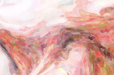 2D çizim. Sanatsal arkaplan resmi. Tablo üzerinde soyut resim. Çağdaş sanat. El yapımı resim. Renkli doku. Modern sanat eserleri. Yüzeyde suluboya fırça darbeleriyle boyama.