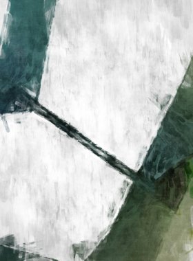 Soyut arkaplanda pürüzlü fırça darbeleri. Fırça boyası. Renkli boya darbeleri. Eşsiz duvar sanatı. Tuvaldeki modern sanat. Renkli çağdaş sanat eserleri. 