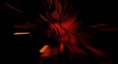 Işık parçacık izleri. Parlayan parçacıkları ve çizgileri olan ışık patlaması yıldızı. Güzel hareketli soyut ışın arkaplanı.