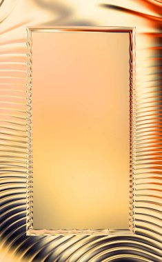 Soyut çerçeveli arkaplan. Renkli, canlı, dalgalı bir duvar kağıdı. Merkezi çerçeveli yaratıcı grafik 2d çizim. Dinamik şekilli modaya uygun sıvı örtüsü.