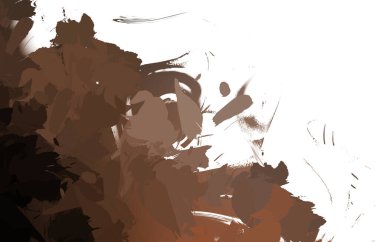 Duvar sanatı Eşsiz ve yaratıcı illüstrasyon. Fırça darbesi ile boyanmış. Renkli fırça darbelerinin soyut arkaplanı. Fırçalanmış canlı duvar kâğıdı. Boyalı sanatsal yaratım.