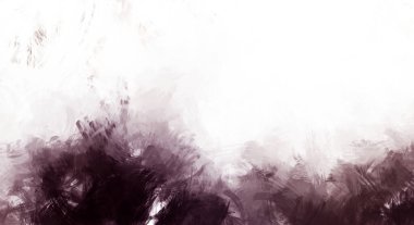 Canlı fırça darbeleriyle boyanmış. Renkli desenli resim. Fırçalanmış duvar kağıdını boya.