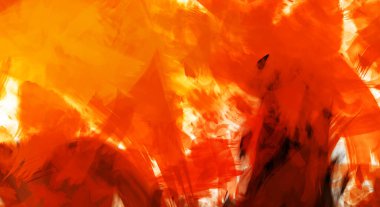 Sanatsal soyut arkaplan. Doku boyalı duvar kağıdı. Boya darbeleriyle yaratıcı bir illüstrasyon. Fırça desenli resim.