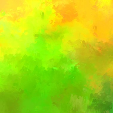 Canlı fırça darbeleriyle boyanmış. Renkli desenli resim. Fırçalanmış duvar kağıdını boya.