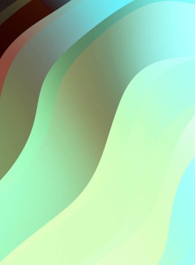 Soyut arkaplan. Renkli dalgalı tasarım duvar kağıdı. yaratıcı grafik 2D çizim. Dinamik şekilli modaya uygun sıvı örtüsü.