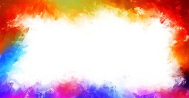 Modern sanat. Taranmış Boyalı Soyut Arkaplan. Fırça darbesi ile boyanmış. Boya darbeleri. 2B Görüntü