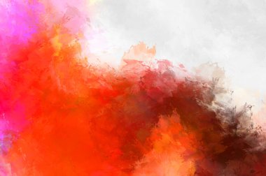 Sanatsal canlılık ve renkli duvar kağıdı. Taranmış Soyut Arkaplan. Fırça darbeli resim. 