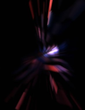 Işık parçacık izleri. Parlayan parçacıkları ve çizgileri olan ışık patlaması yıldızı. Güzel hareketli soyut ışın arkaplanı.