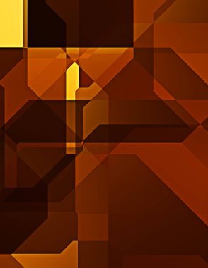 Dairesel şekillerin katmanları renkli ve canlı bir tasarım yaratıyor. Dairelerin sayısal çizimi. Gelecekçi tasarım şablonu.