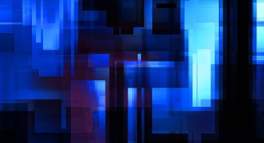 Fütürist soyut geometrik duvar kağıdı. Geometrik renkli şekiller. Dikdörtgen şekilli arka plan. Bir teknolojinin dijital illüstrasyonuName.