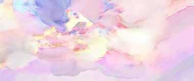 Suluboya fırça darbeleri. Modern sanat. Soyut doku. 2D çizim. Yüzeyde etkileyici el yapımı suluboya. Renkli bir fon. Çok renkli arkaplan. Çağdaş duvar sanatı. 