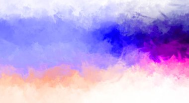 Renkli fırça darbelerinin soyut arkaplanı. fırçalanmış canlı duvar kağıdı. resmedilmiş sanat eseri. Eşsiz ve yaratıcı illüstrasyon.