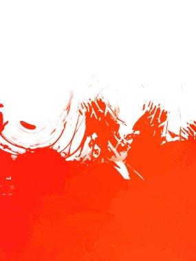 Taranmış Boyalı Soyut Arkaplan. Vahşi kaotik fırça darbeleri. Boya darbeleri. 2D İllüstrasyon. Fırça darbeli resim. 