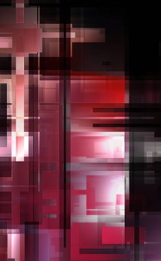 Fütürist soyut geometrik duvar kağıdı. Geometrik renkli şekiller. Dikdörtgen şekilli arka plan. Bir teknolojinin dijital illüstrasyonuName.