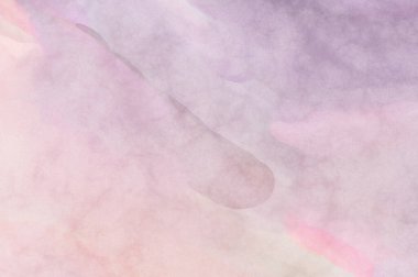 Yumuşak suluboya duvar kağıdı. Hafifçe fırçalanmış renkleri olan sanatsal bir resim. Pastel renkler arkaplana dokunmuş. Soyut duvar sanatı..