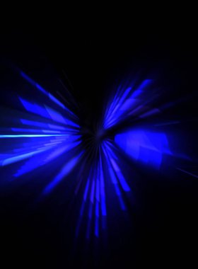 Fütürist mercek patlaması. Parlayan parçacıkları ve çizgileri olan ışık patlaması yıldızı. Güzel soyut ışın arkaplanı.