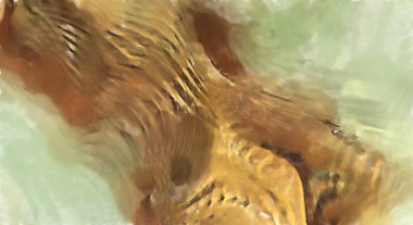 Modern sanat. Renkli çağdaş sanat eserleri. Renkli boya darbeleri. Soyut arkaplanda fırça darbeleri. fırça boyası.