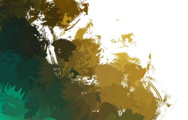 Duvar sanatı Eşsiz ve yaratıcı illüstrasyon. Fırça darbesi ile boyanmış. Renkli fırça darbelerinin soyut arkaplanı. Fırçalanmış canlı duvar kâğıdı. Boyalı sanatsal yaratım.