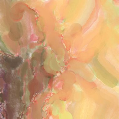 Çağdaş sanat. El işçiliğinin renkli dokusu. Modern resim. Yüzeyde suluboya vuruşlar. Sanatsal arkaplan resmi. Tablo üzerinde soyut resim. Fırça darbeleri. 