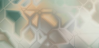 Renkli ve canlı geometrik şekiller katmanları var. Bir teknoloji planının dijital illüstrasyonu. Gelecekçi tasarım şablonu.