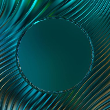 Soyut çerçeveli arkaplan. Renkli, canlı, dalgalı bir duvar kağıdı. Merkezi çerçeveli yaratıcı grafik 2d çizim. Dinamik şekilli modaya uygun sıvı örtüsü.